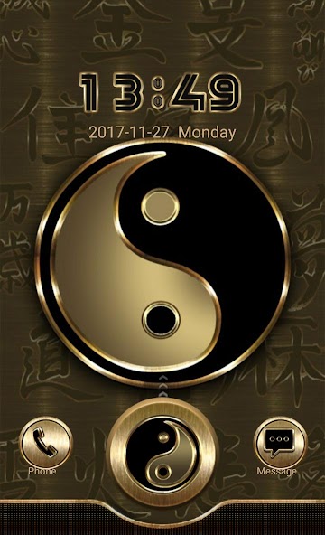 Ying Yang Go Locker theme