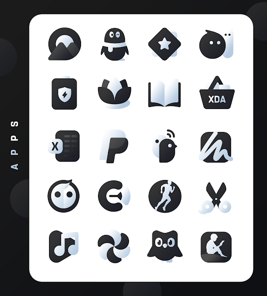 Black Icon Pack : LuX