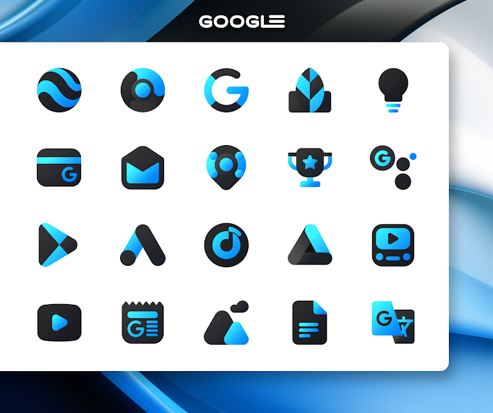 Blue Icon Pack : LuXBlue