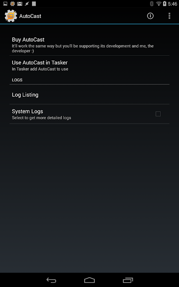 AutoCast Unlock Key