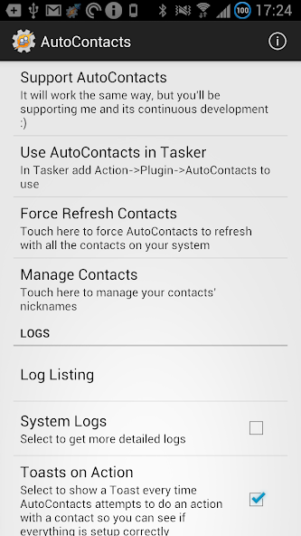 AutoContacts Unlock Key