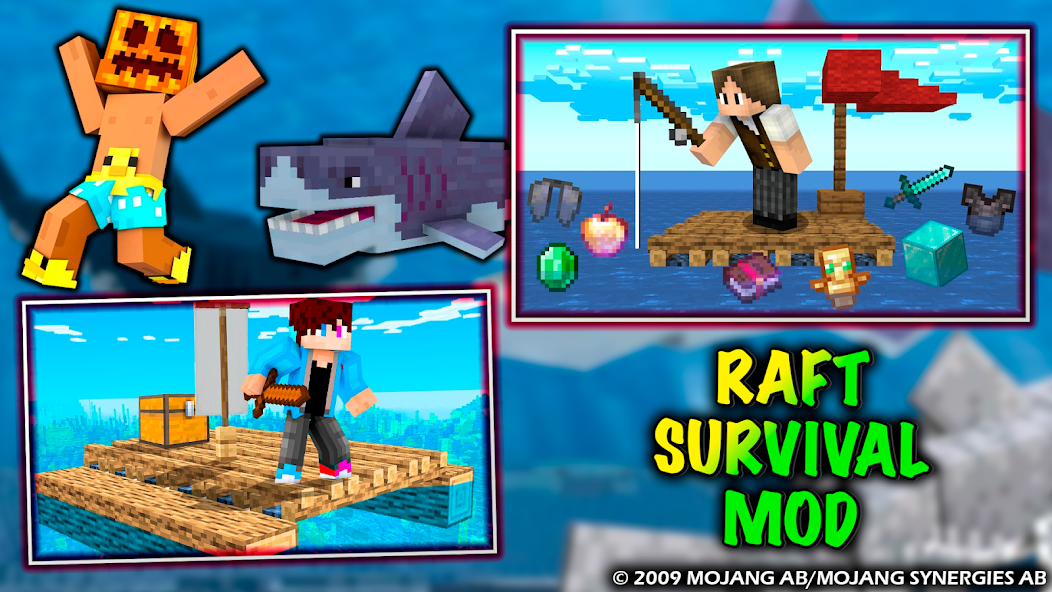 Survival Raft Mod Minecraft