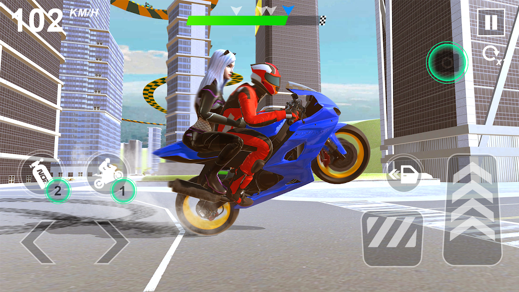 GT Moto Stunts 3D: Bike Games 