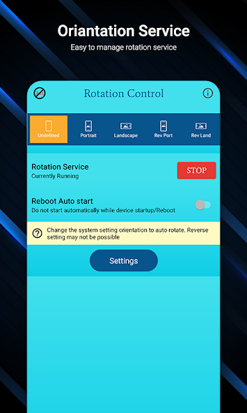 Easy Screen Rotation Manager