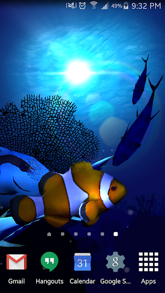 Ocean Blue 3D Live Wallpaper