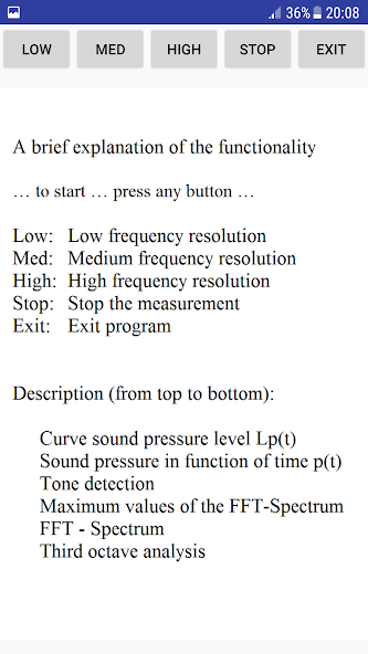 pro acoustic frequencies