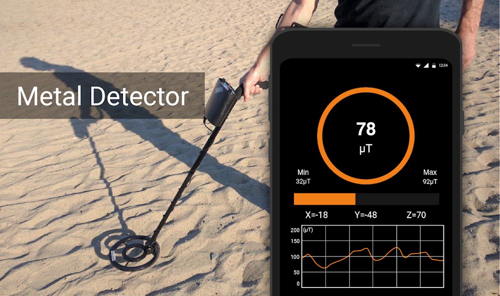 Metals Detector: EMF detector