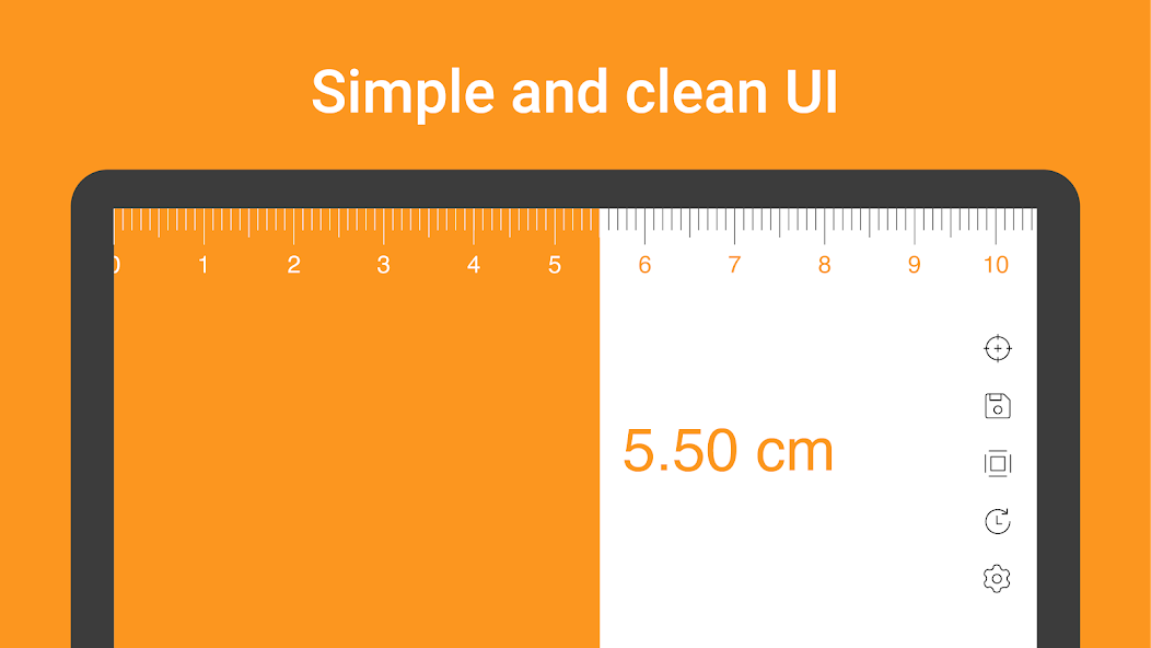 Digital Ruler : Inches & cm