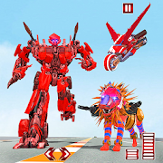 Lion Robot Transformation War: Bike Robot Games