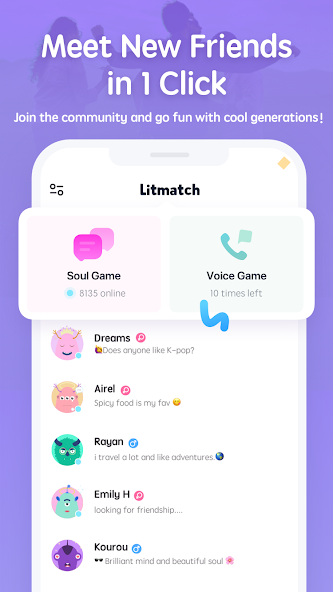 Litmatch—Make new friends