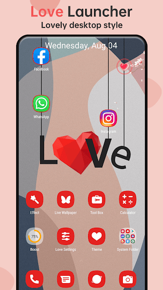 Love Launcher: lovely launcher