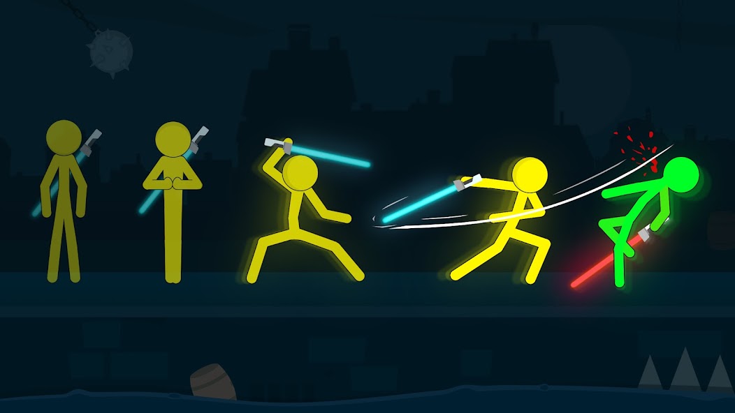 Super Stickman Fighting Battle 