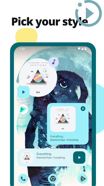 Music Widget Android 12