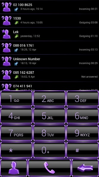 Theme for ExDialer FramePurple