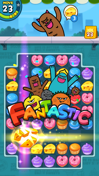 Sweet Monster Match3 Puzzle 