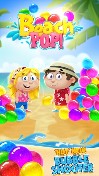 Bubble Shooter: Beach Pop Game 