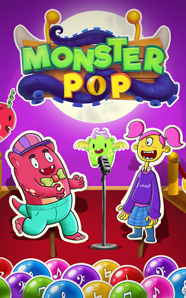 Monster Pop - Bubble Shooter 