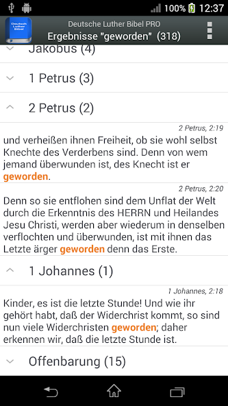 Deutsch Luther Bibel PRO