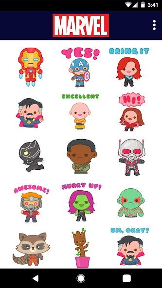 Marvel Stickers: Hero Mix