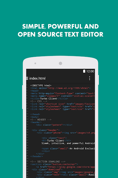 Turbo Editor // Text Editor