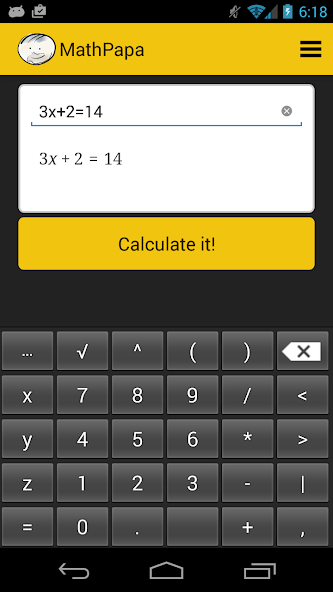 MathPapa - Algebra Calculator