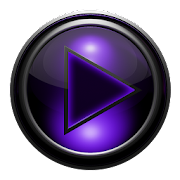 Poweramp skin TITAN PURPLEGRID