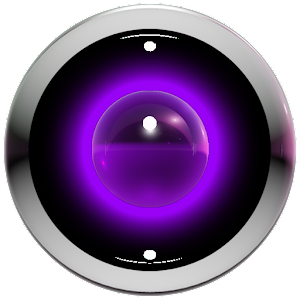 poweramp skin purple 3d