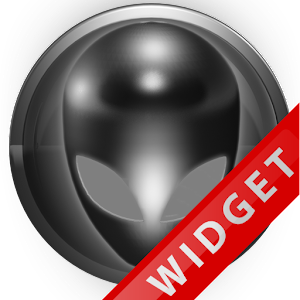 Poweramp Widget Grey Alien