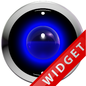 Poweramp Widget Blue Robot