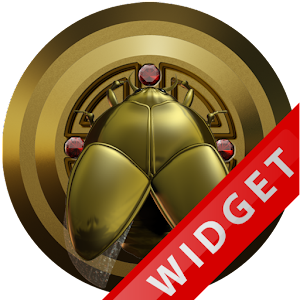 Poweramp Widget Gold Scarab