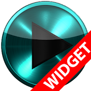 Poweramp widget TURQUOISE META