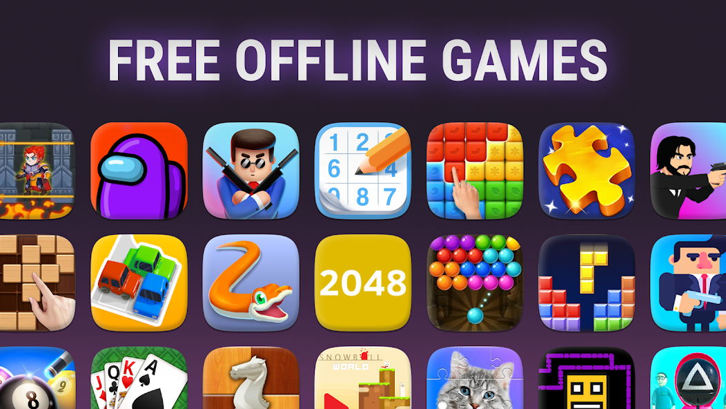 Offline Games - Fun - No WiFi 