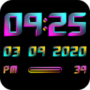 CYBERNEON Digital Clock Widget