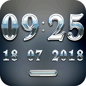 SILVERSUN Digital Clock Widget