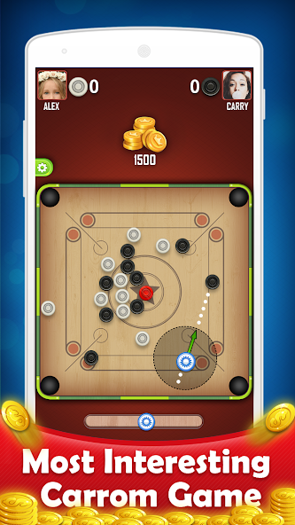 Carrom Board Disc Pool Game