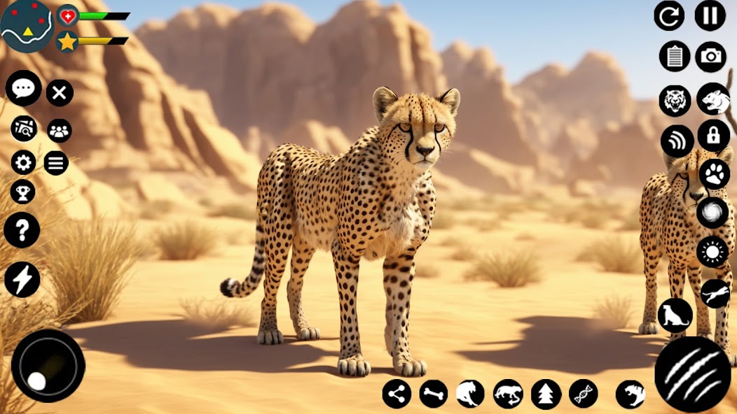 Wild Cheetah Family Sim 3D