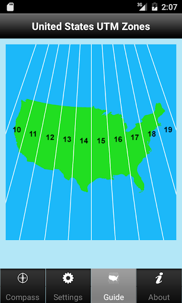 UTM Grid Ref Compass