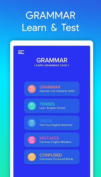 English Grammar: Learn & Test