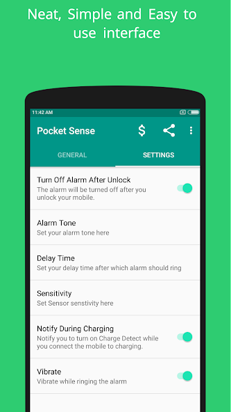 Pocket Sense - Theft Alarm App