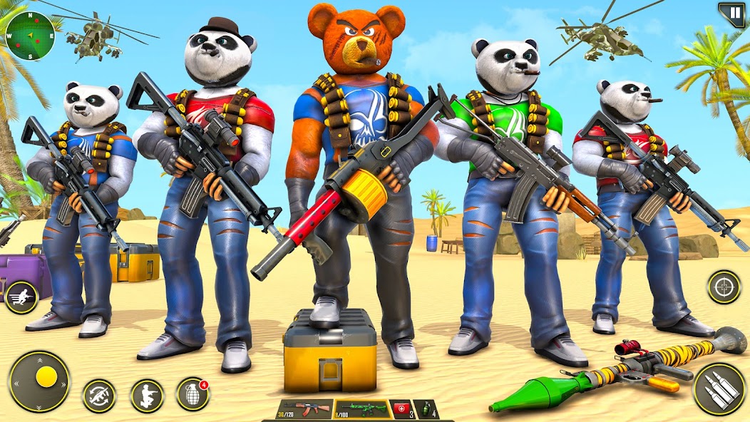 Teddy Bear Gun Shooting Game 