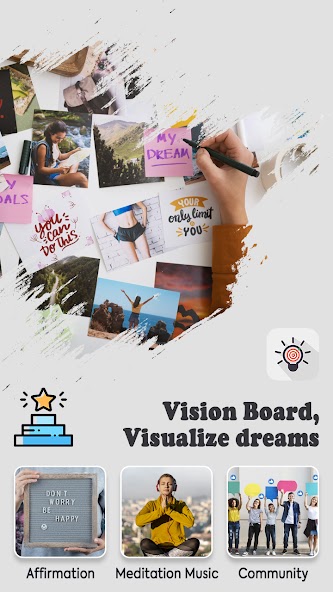 Vision Board, Visualize dreams