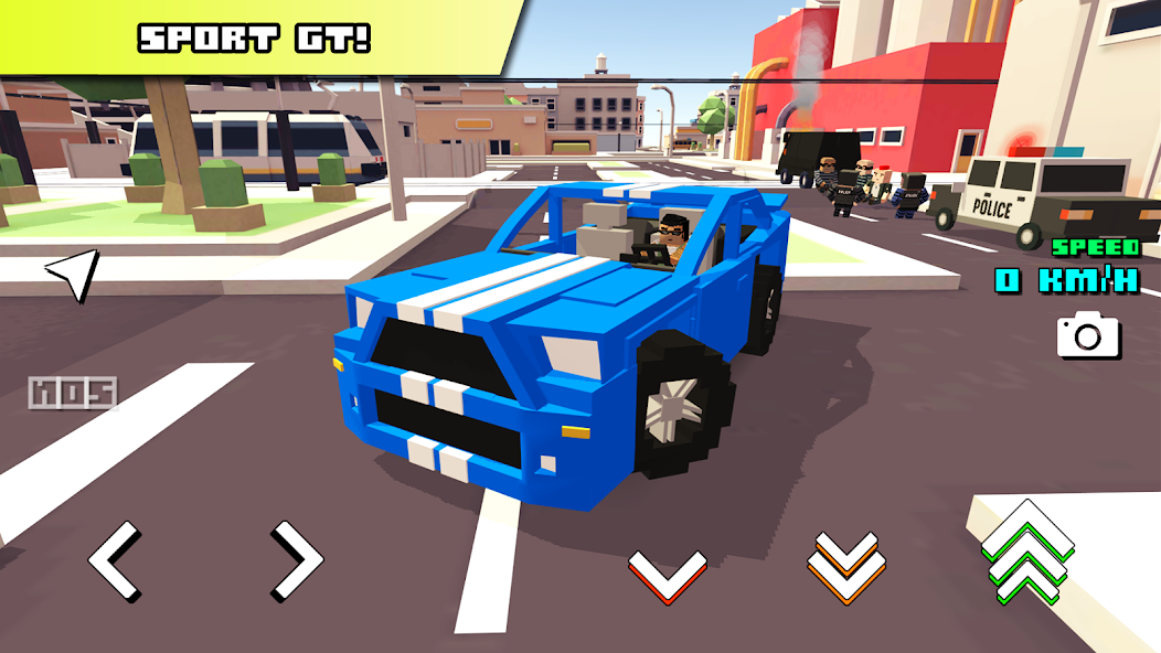 Blocky Car Racer - racing game 