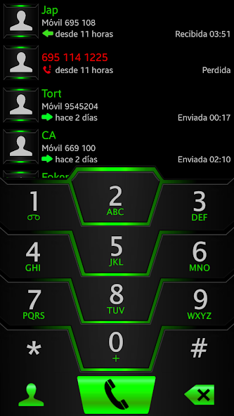 THEME DARKCITY GREEN EXDIALER