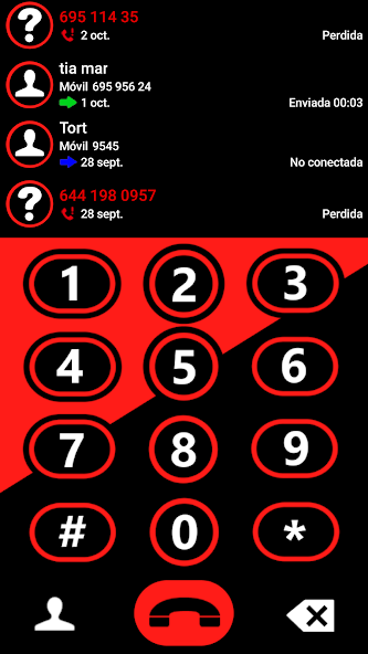 Tema EXDIALER ROJO MIXER