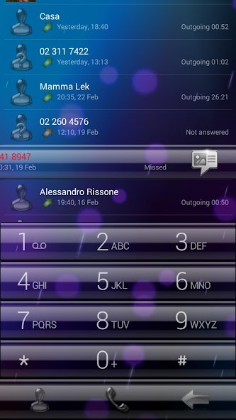 Theme for ExDialer Glass Bar