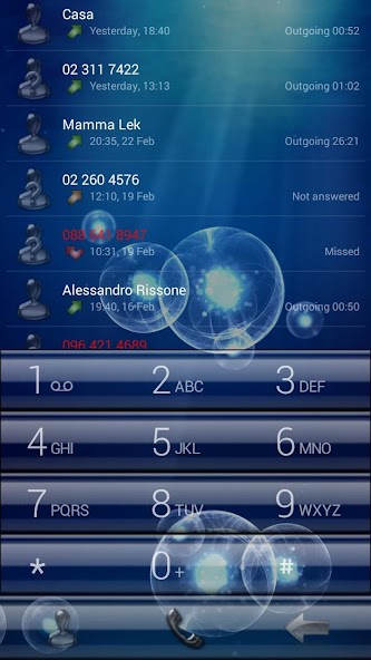 Theme for ExDialer Glass Bar