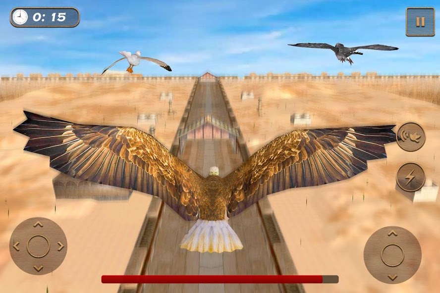 Bird Race Game 3D: Eagle Games 