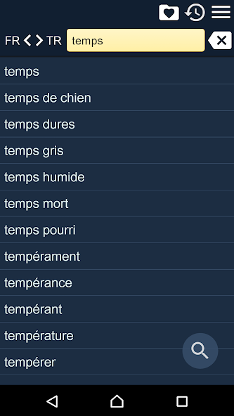 French Turkish Dictionary