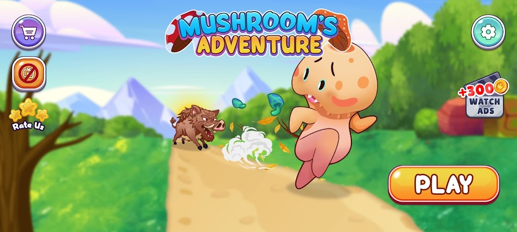 Mushroom war: Jungle Adventure 