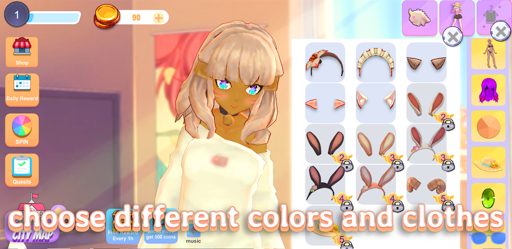 life idol 2 dress up 3d School